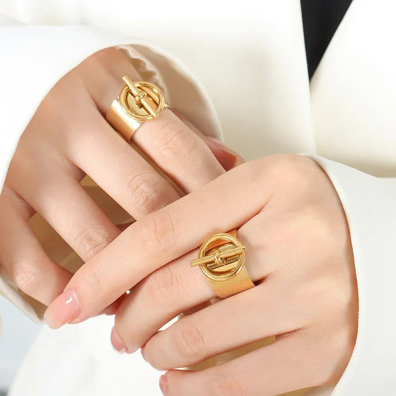 Bague OT à boucle pour femmes