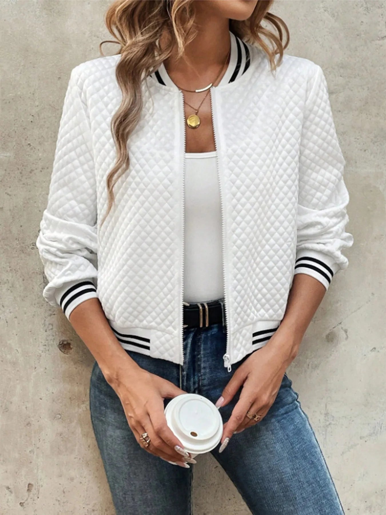 Veste Baseball Femme – Automne 2025