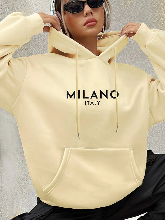 ✨ Milano Italy – Hoodie Femme Confort & Style ✨