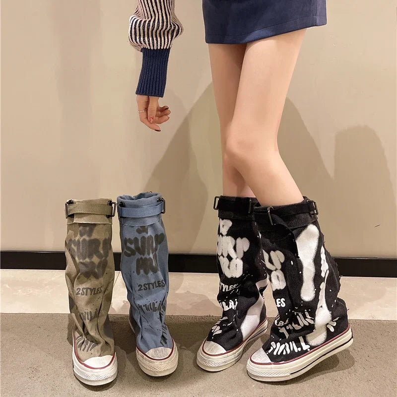 Bottes Hautes Graffiti – LS SHOP