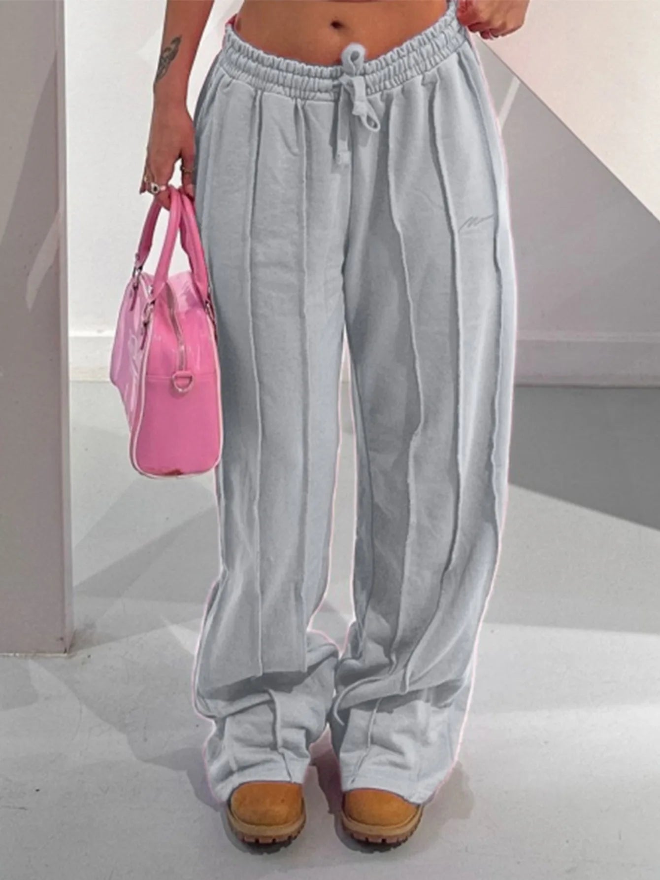 ✨ Pantalon Décontracté Femme & Ado – Taille Cordon, Confort Quotidien ✨