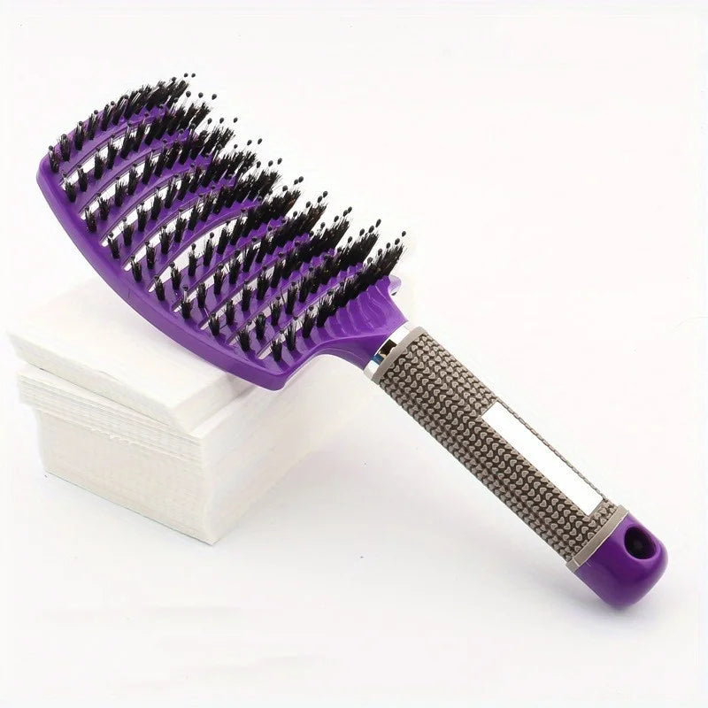 Brosse Magique pour Cuir Chevelu – Démêloir Professionnel pour Cheveux Mouillés et Bouclés, Accessoire de Coiffure pour Femmes