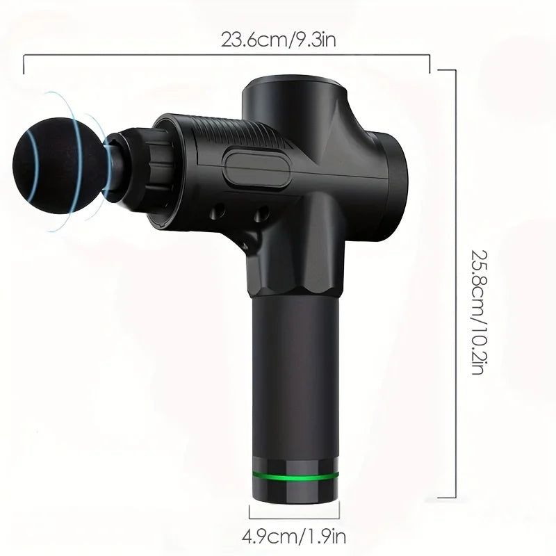 ✨ LS Shop : Pistolet Massage Fitness – 30 Niveaux, Muscle Relief & Deep Tissue 💆‍♀️💖