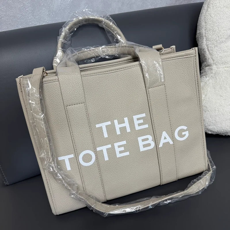 "Sac Fourre-tout Femme – Cuir PU, Grande Capacité, Décontracté et Quotidien"