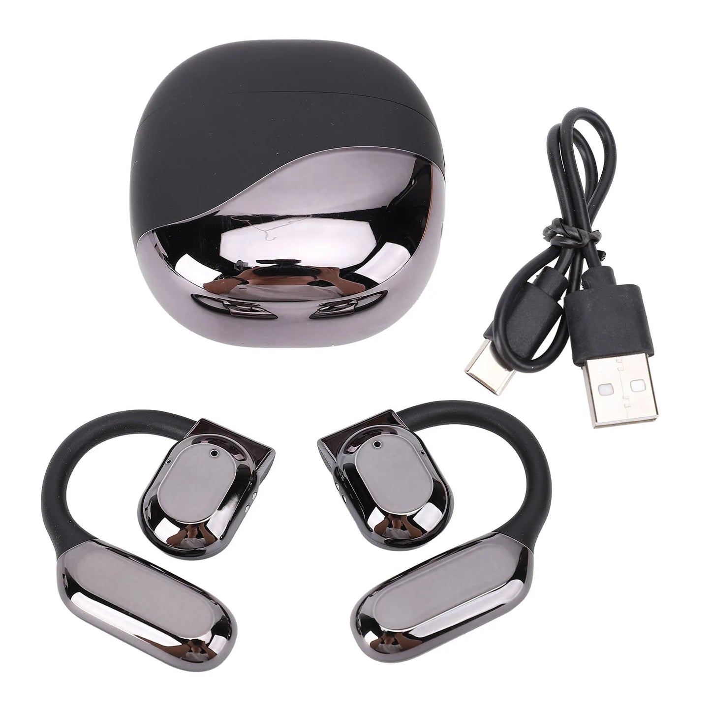 "Écouteurs Traducteurs Bluetooth – Réduction de Bruit, Traduction IA, Sans Fil, Oreillette Active"