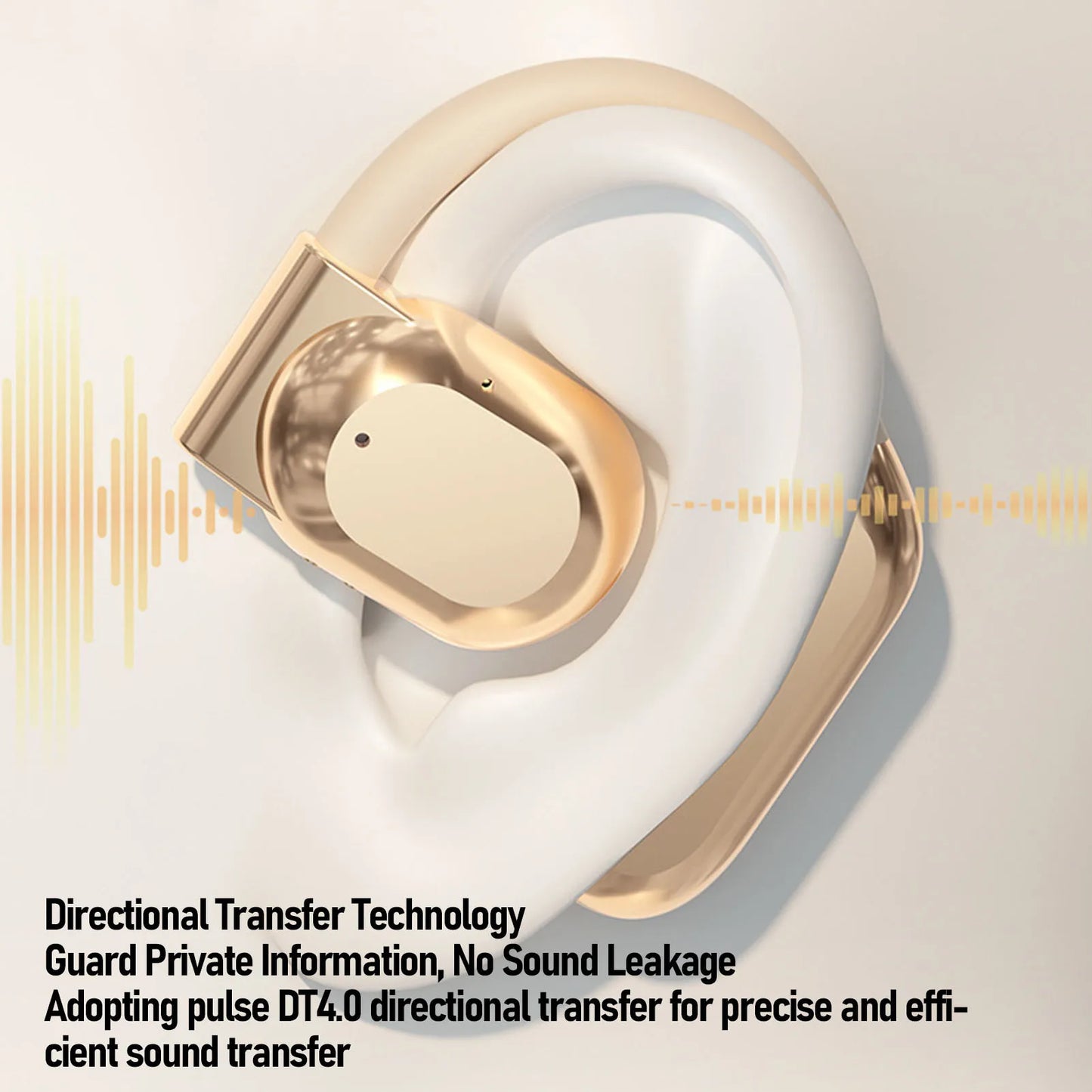 "Écouteurs Traducteurs Bluetooth – Réduction de Bruit, Traduction IA, Sans Fil, Oreillette Active"
