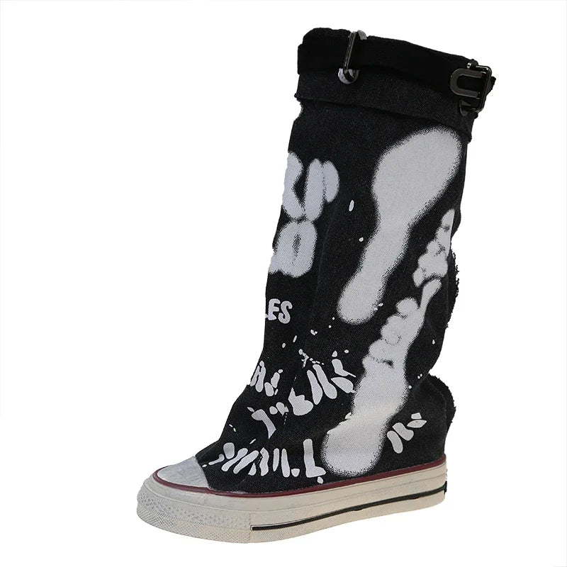 Bottes Hautes Graffiti – LS SHOP