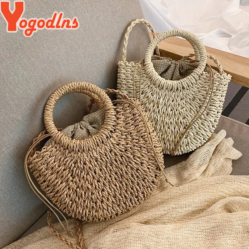 Sac Tissé en Rotin – Yogodlns