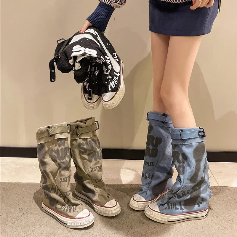 Bottes Hautes Graffiti – LS SHOP