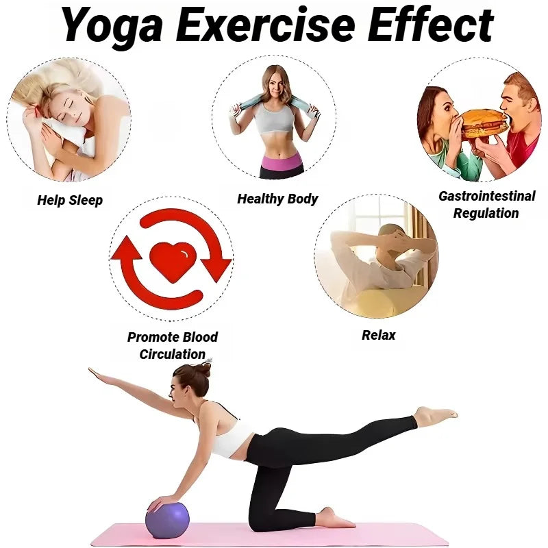 Mini Yoga Pilates Ball 25CM – Souplesse, Équilibre & Renforcement