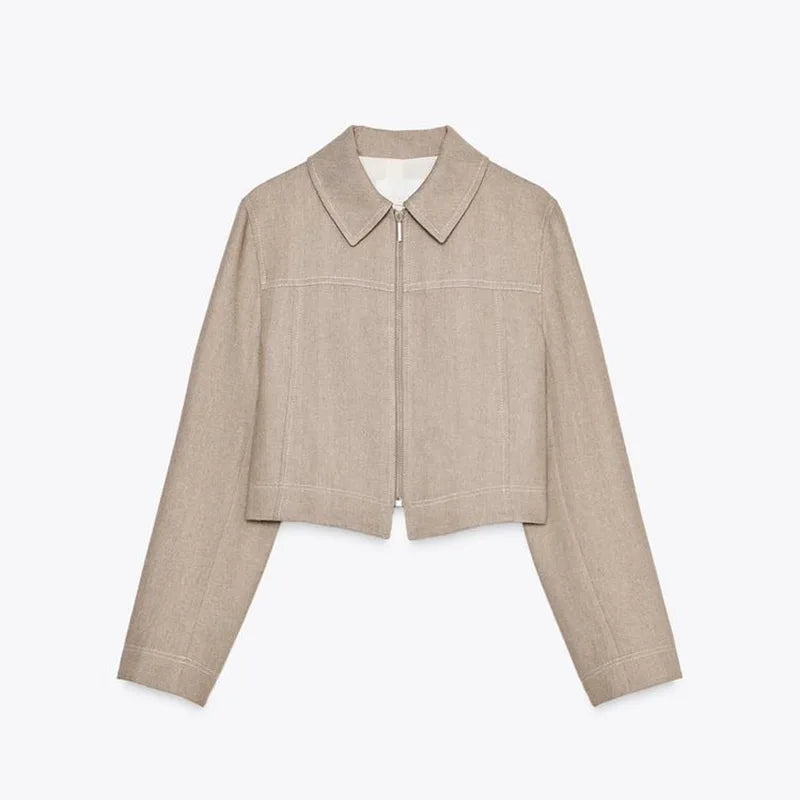 ✨ Ensemble Streetwear Femme 2025 – Crop Top & Pantalon Lin-Coton, Style Décontracté ✨