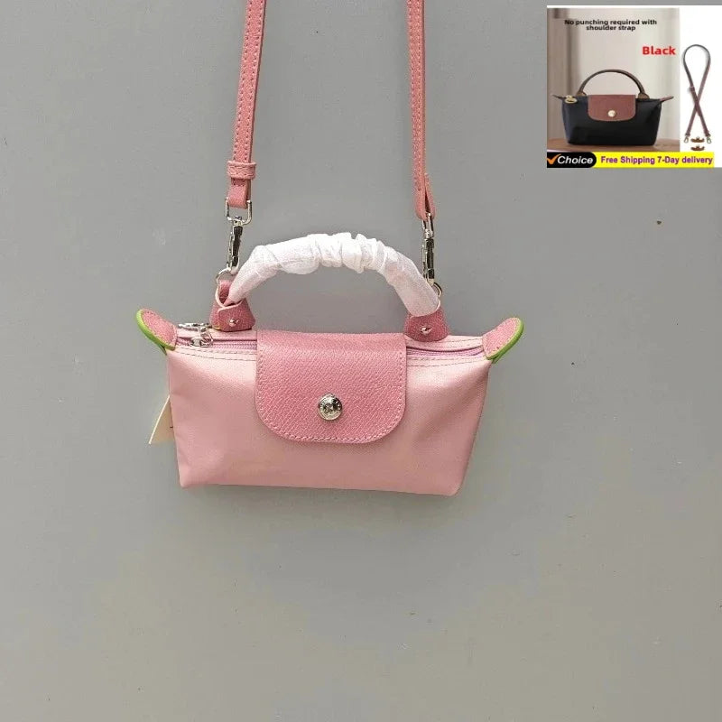 Sac bandoulière polyvalent pour femme – Mini sac dumpling léger, à main, parfait pour téléphone et essentiels, sans portefeuille
