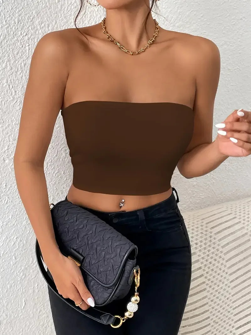 Top Tube Bodycon Femme – Sexy et Extensible