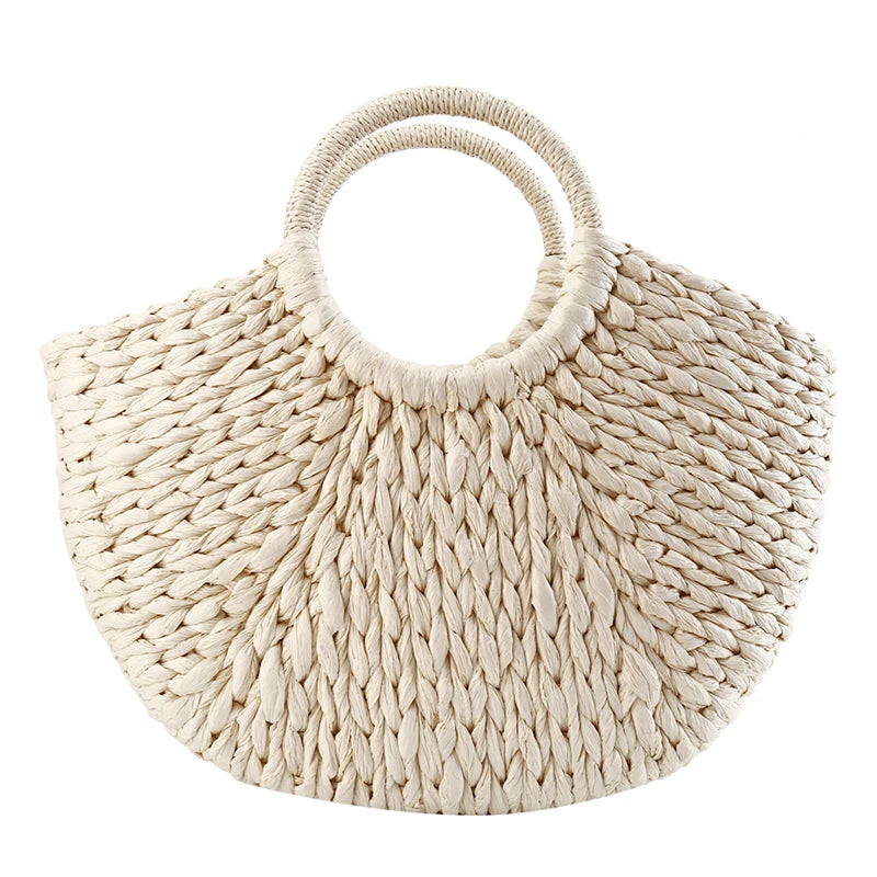 Sac de Plage Tissé à la Main – Femme