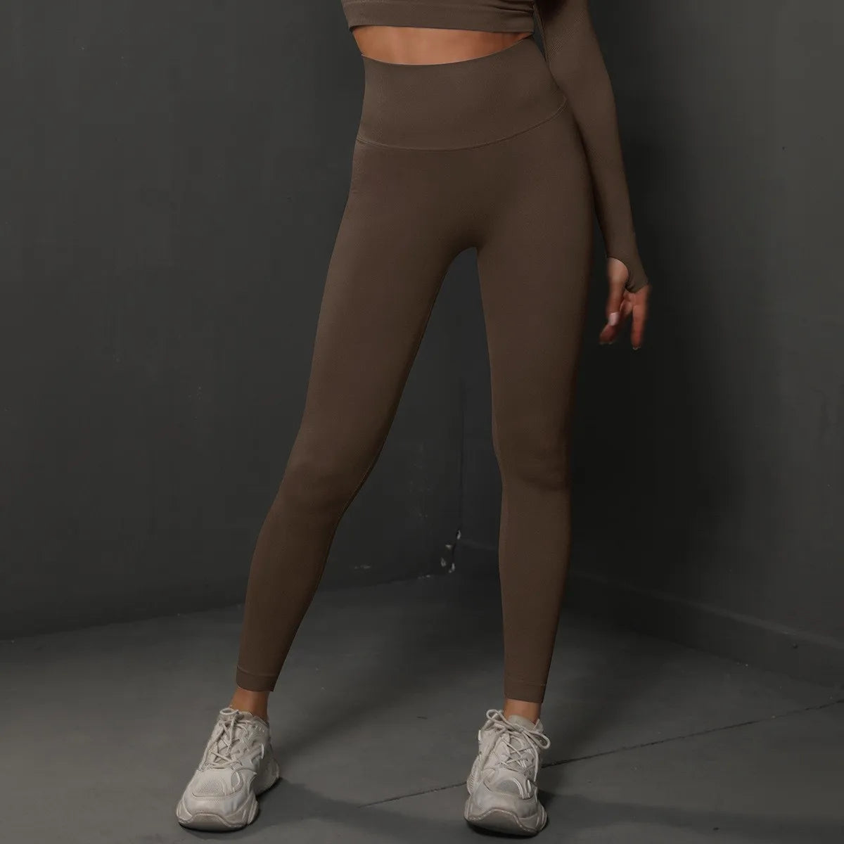 Leggings taille haute pour femmes, sans couture, push-up, sport, fitness, course, effet fessier galbant, pantalon de yoga hautement élastique, leggings de sport. ✅