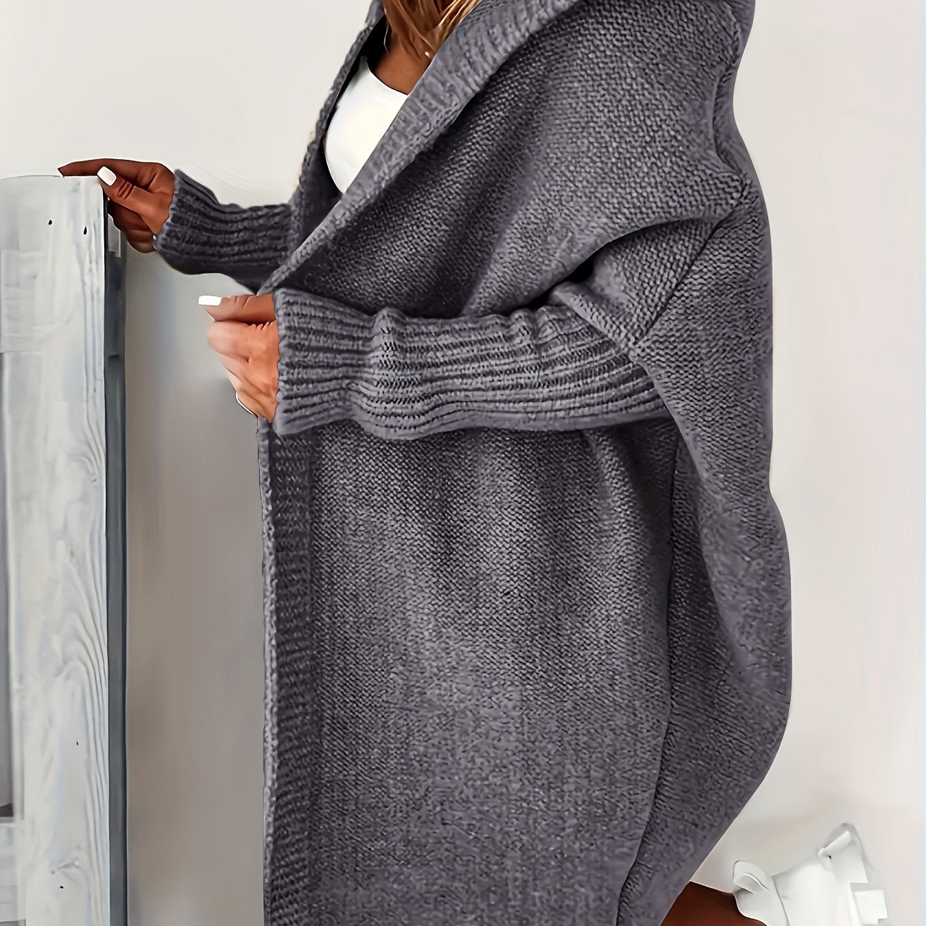 ✨ LS SHOP – Élégance Décontractée : Cardigan Grande Taille Ouvert 🍂 Printemps/Automne