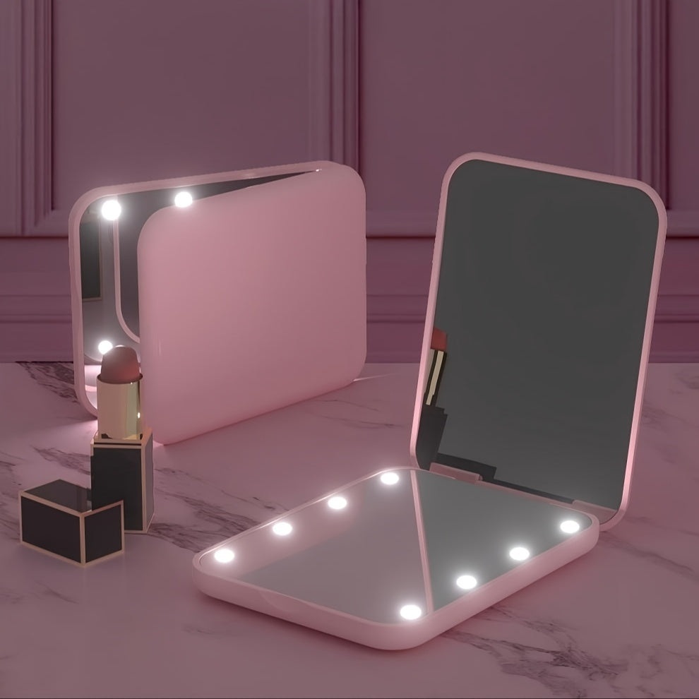 ✨ Miroir Maquillage LED LS SHOP – Compact, Pliable & Lumineux