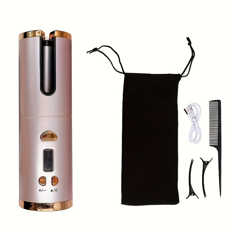 💖 Boucleur Sans Fil Rechargeable LS SHOP – Des Boucles Parfaites en Toute Simplicité