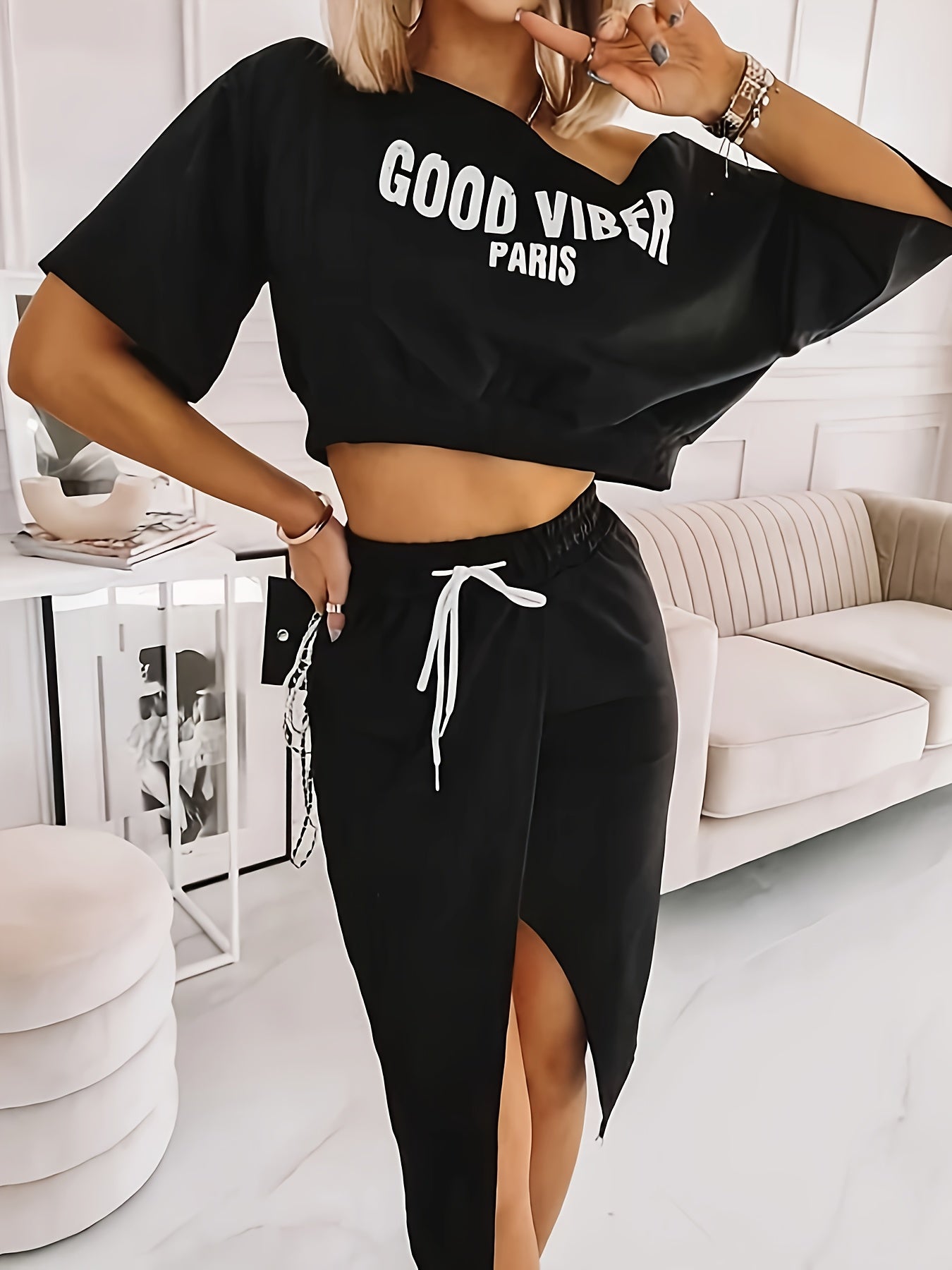 LS SHOP – Ensemble Deux-Pièces Intemporel et Tendance pour Toutes Saisons