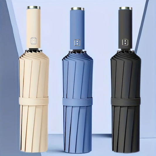 ☂️ Parapluie Premium Compact & Résistant au Vent – Ouverture Auto, Design Élégant 🌂✨ | LS SHOP