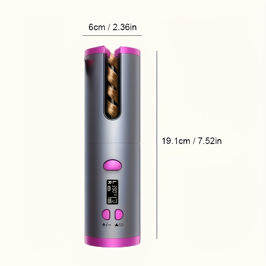 💖 Boucleur Sans Fil Rechargeable LS SHOP – Des Boucles Parfaites en Toute Simplicité