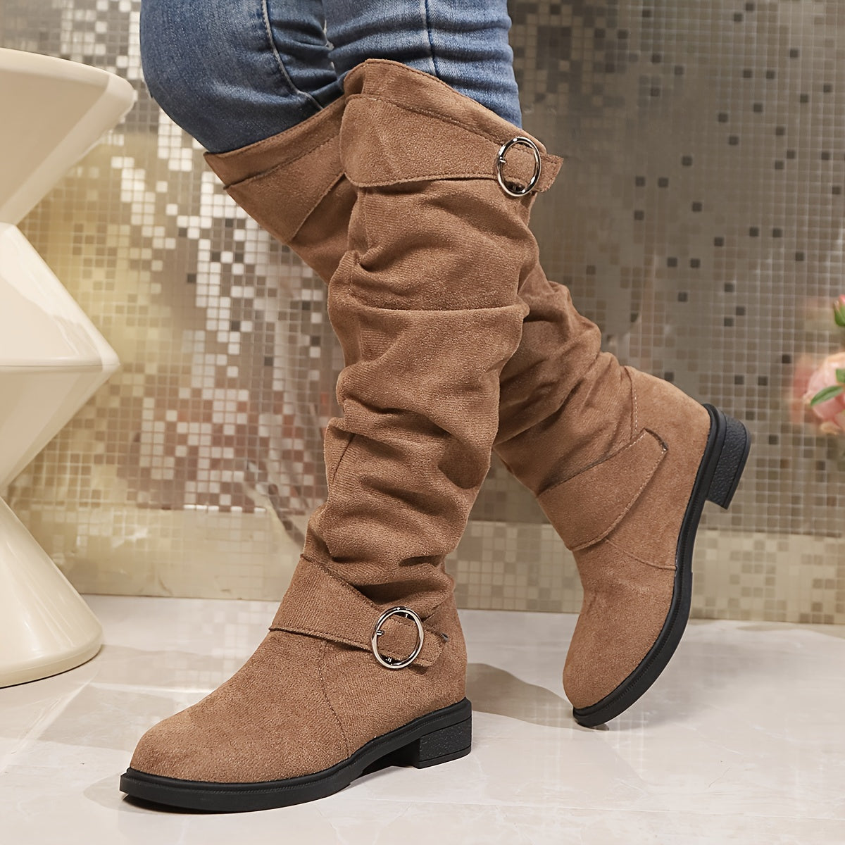 🔥 Bottes Femme Trendy – Hautes, Élégantes & Confort Hiver ❄️🖤