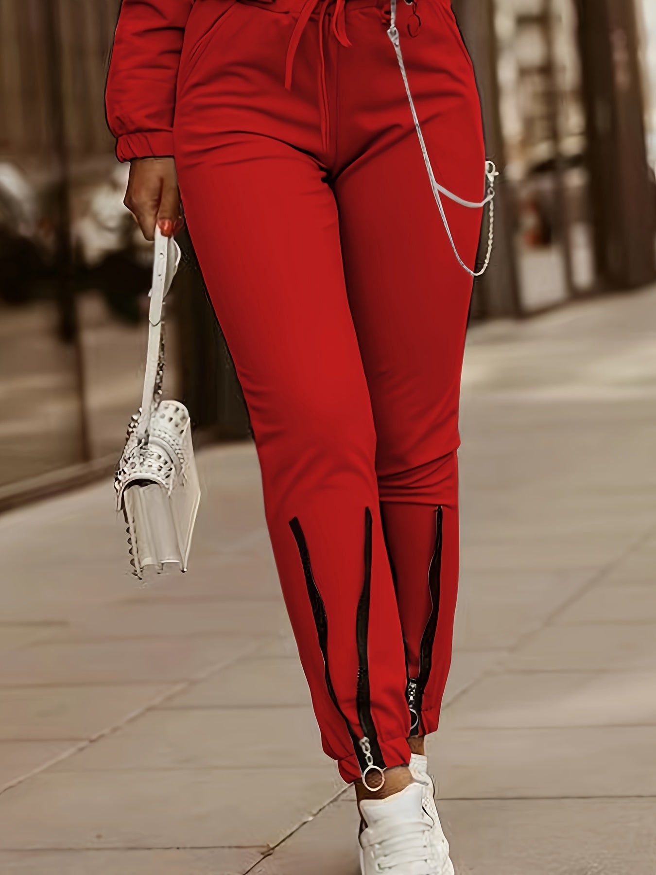 LS SHOP – Ensemble Décontracté Femme | Haut à Manches Longues et Pantalon en Polyester