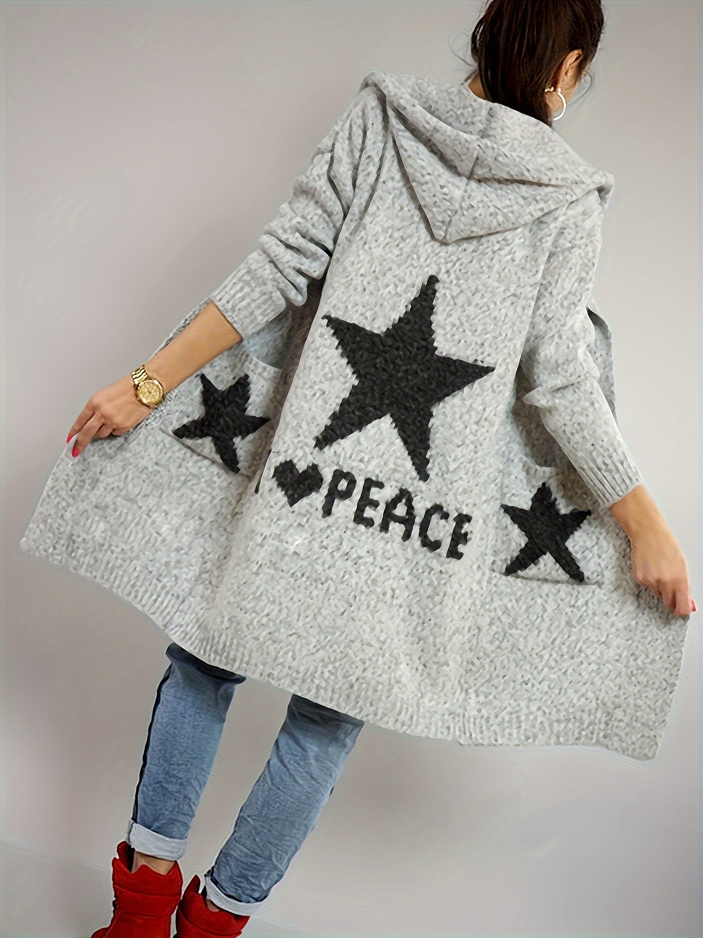 🧥 Cardigan Femme Style Trendy – Graphique & Confort by LS-SHOP ✨