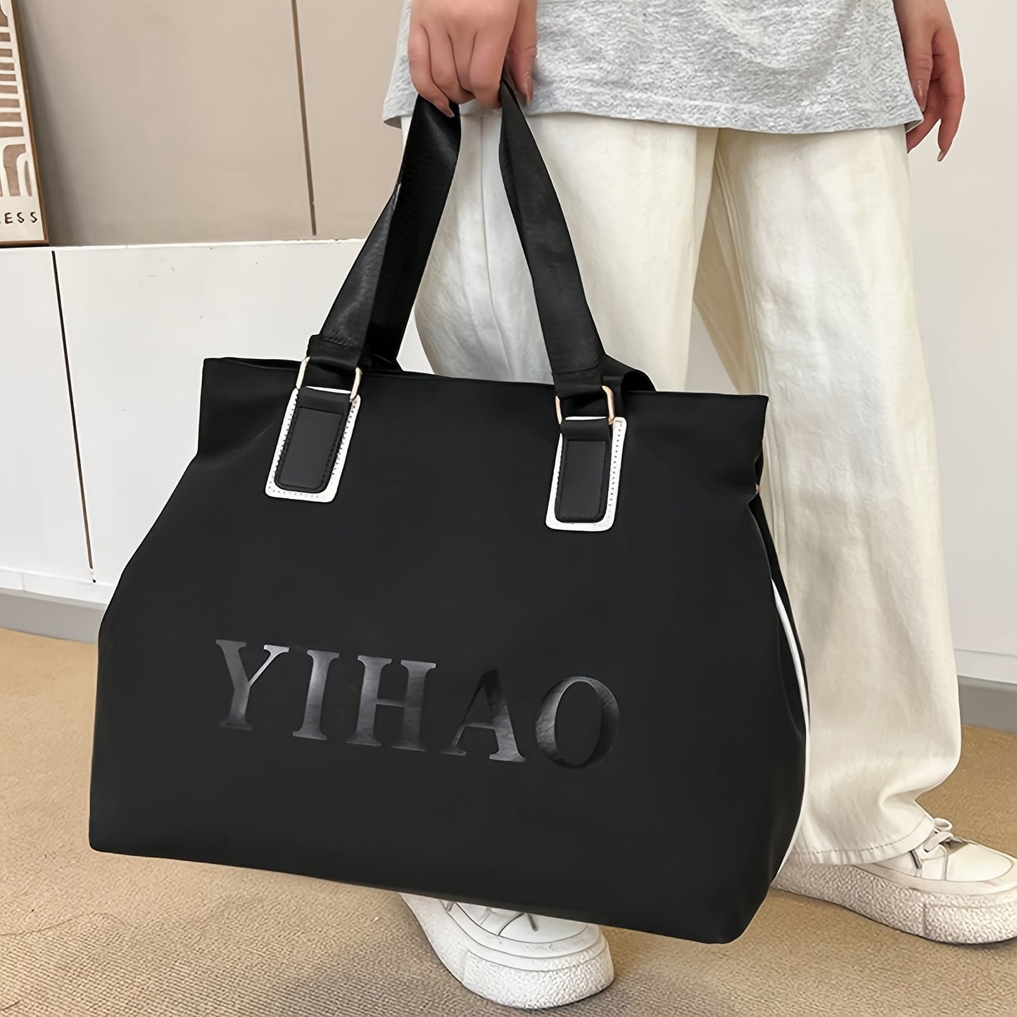 « LS-SHOP 👜 Sac Cabas Femme Grande Capacité – Sac à Épaule en Nylon, Sac de Voyage & Main Casual | ls-shop-sac-femme »