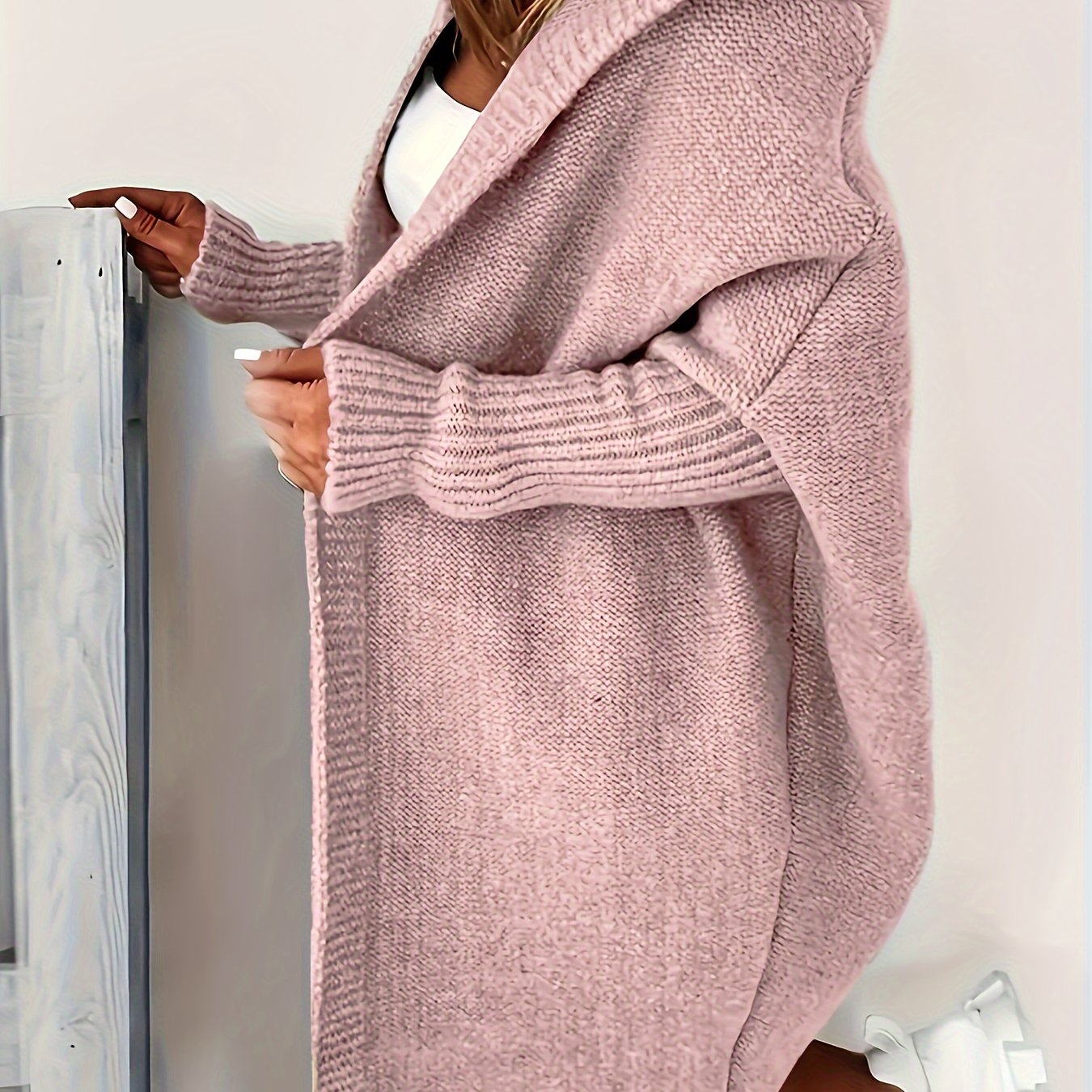 ✨ LS SHOP – Élégance Décontractée : Cardigan Grande Taille Ouvert 🍂 Printemps/Automne