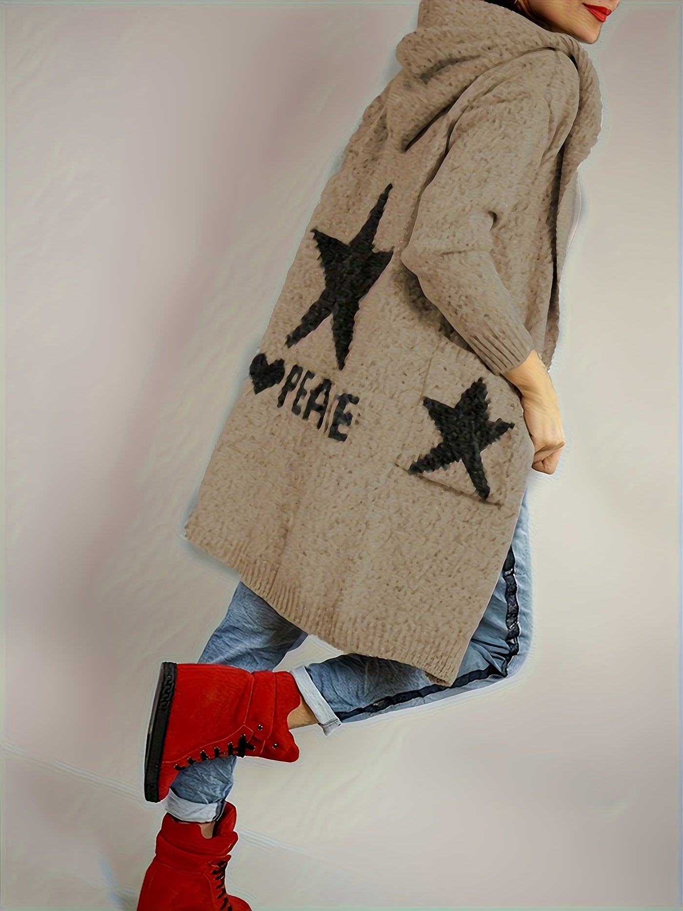 🧥 Cardigan Femme Style Trendy – Graphique & Confort by LS-SHOP ✨