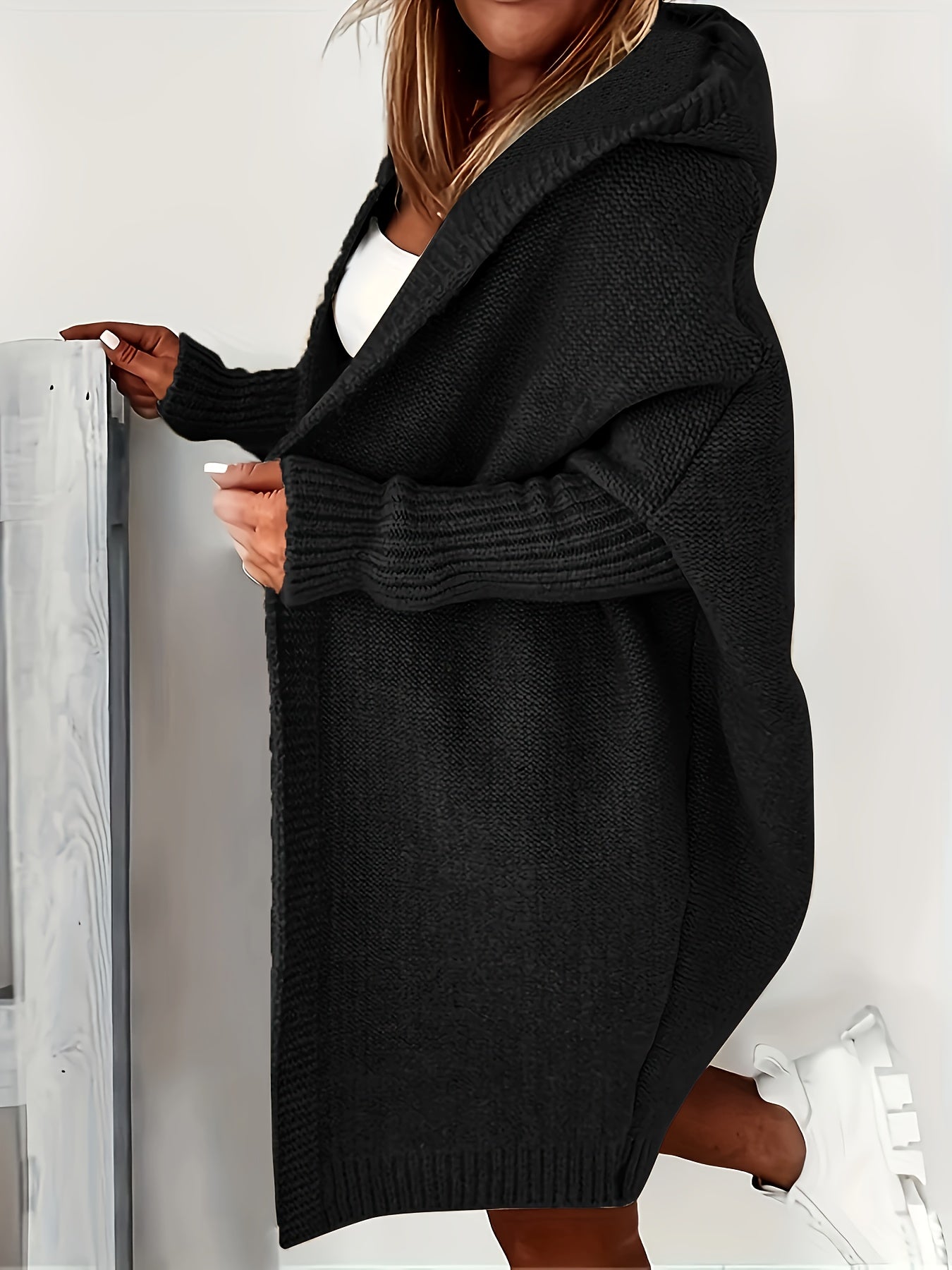 ✨ LS SHOP – Élégance Décontractée : Cardigan Grande Taille Ouvert 🍂 Printemps/Automne